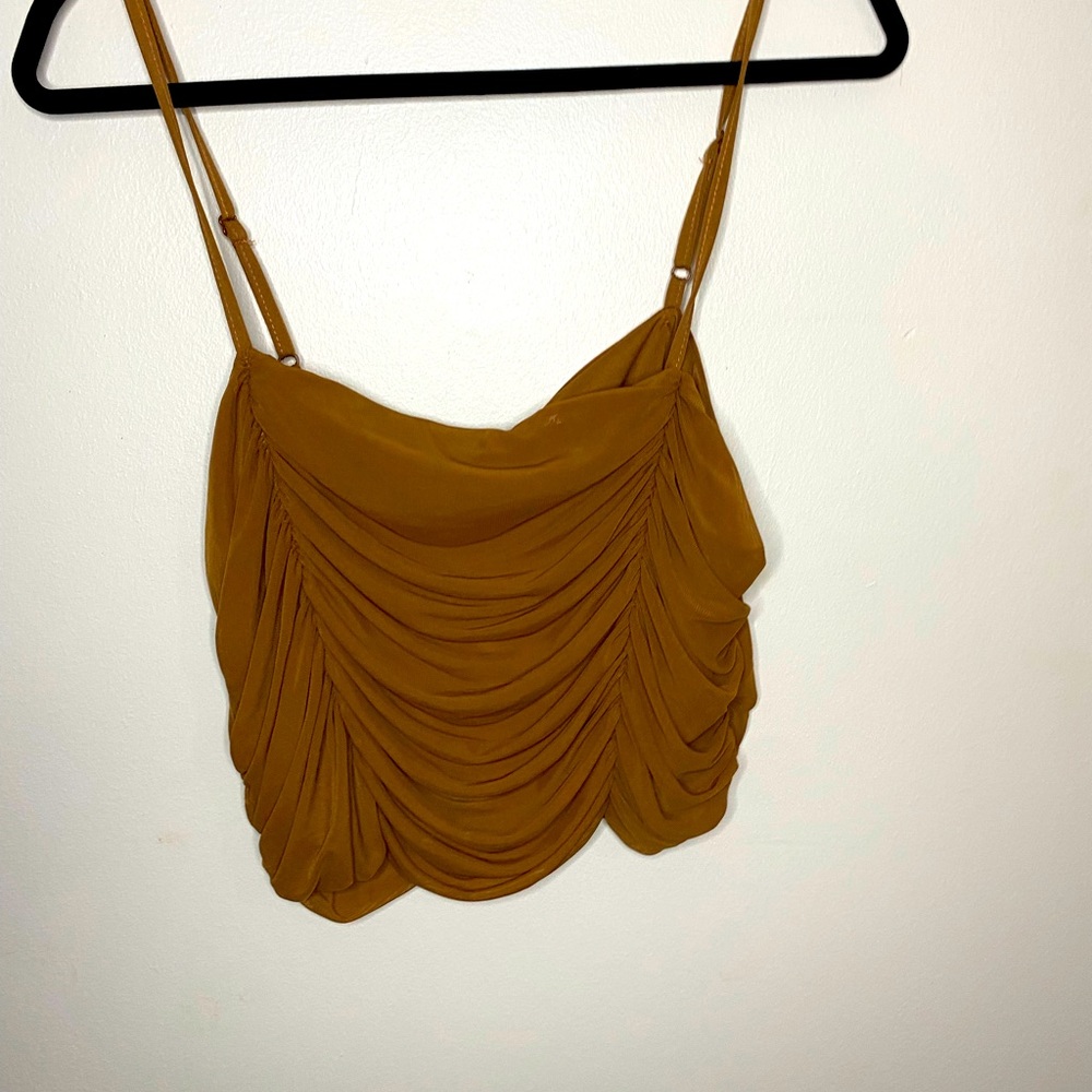 Brown Crop Top